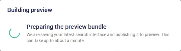 Preview build dialog after saving UI Settings
